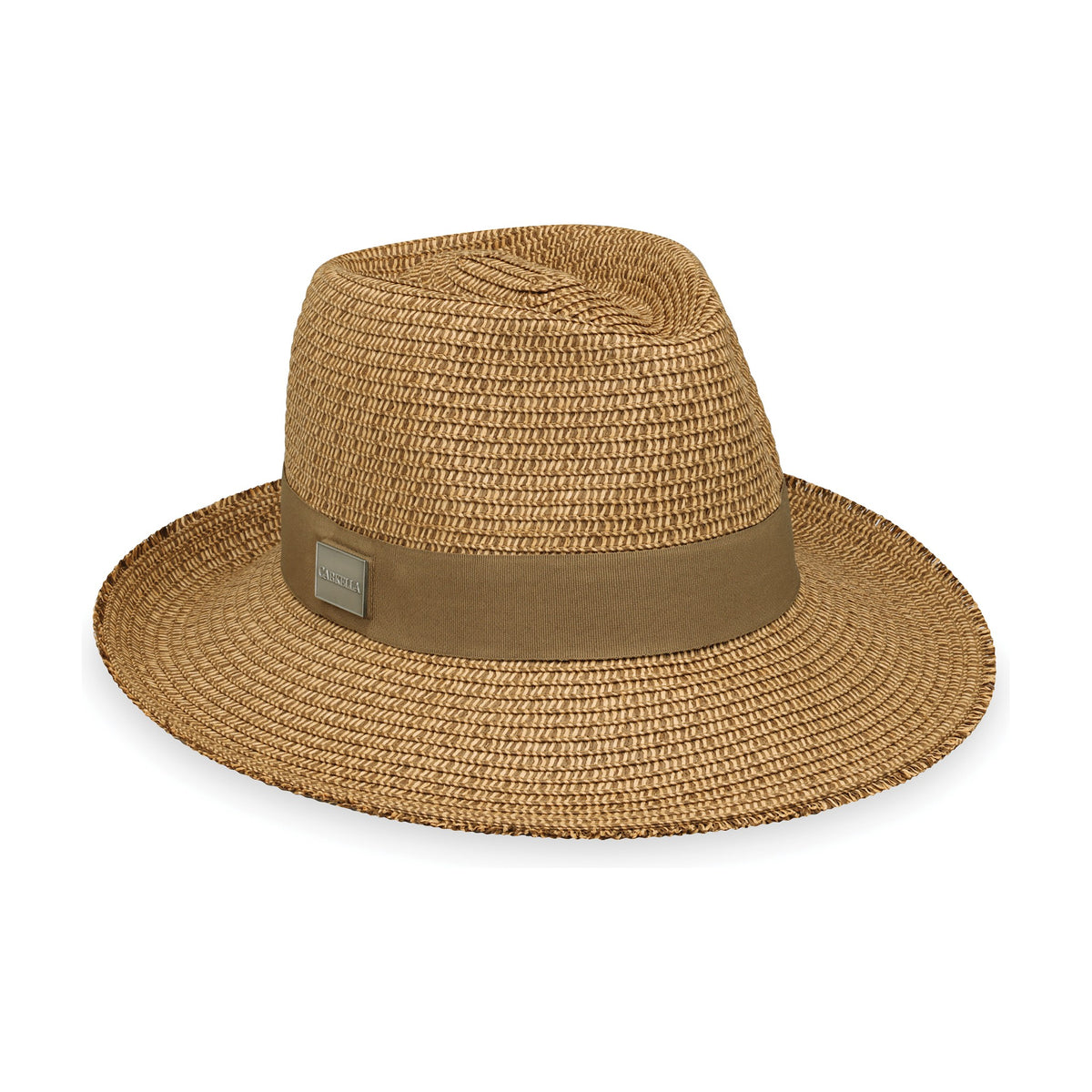 Sombrero Emery color Camel de Carkella con protección solar