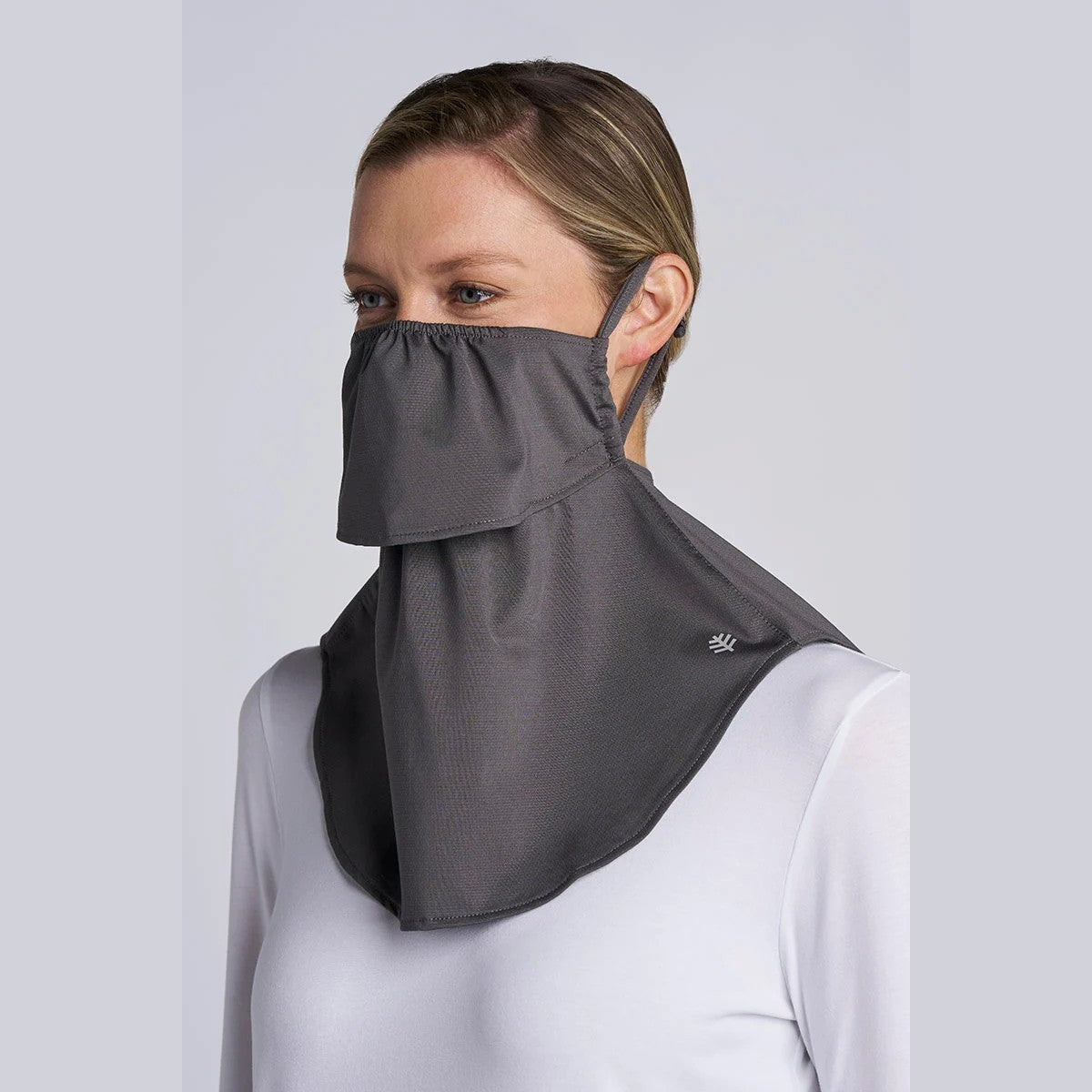 Mascarilla Vermilion color Gris de Coolibar con protección solar