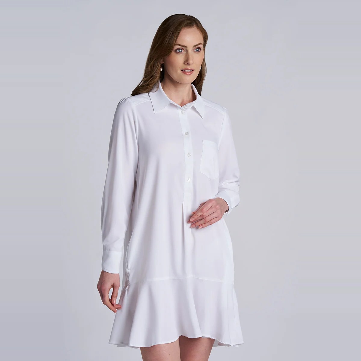 Vestido Castaneda color Blanco de Coolibar con protección solar