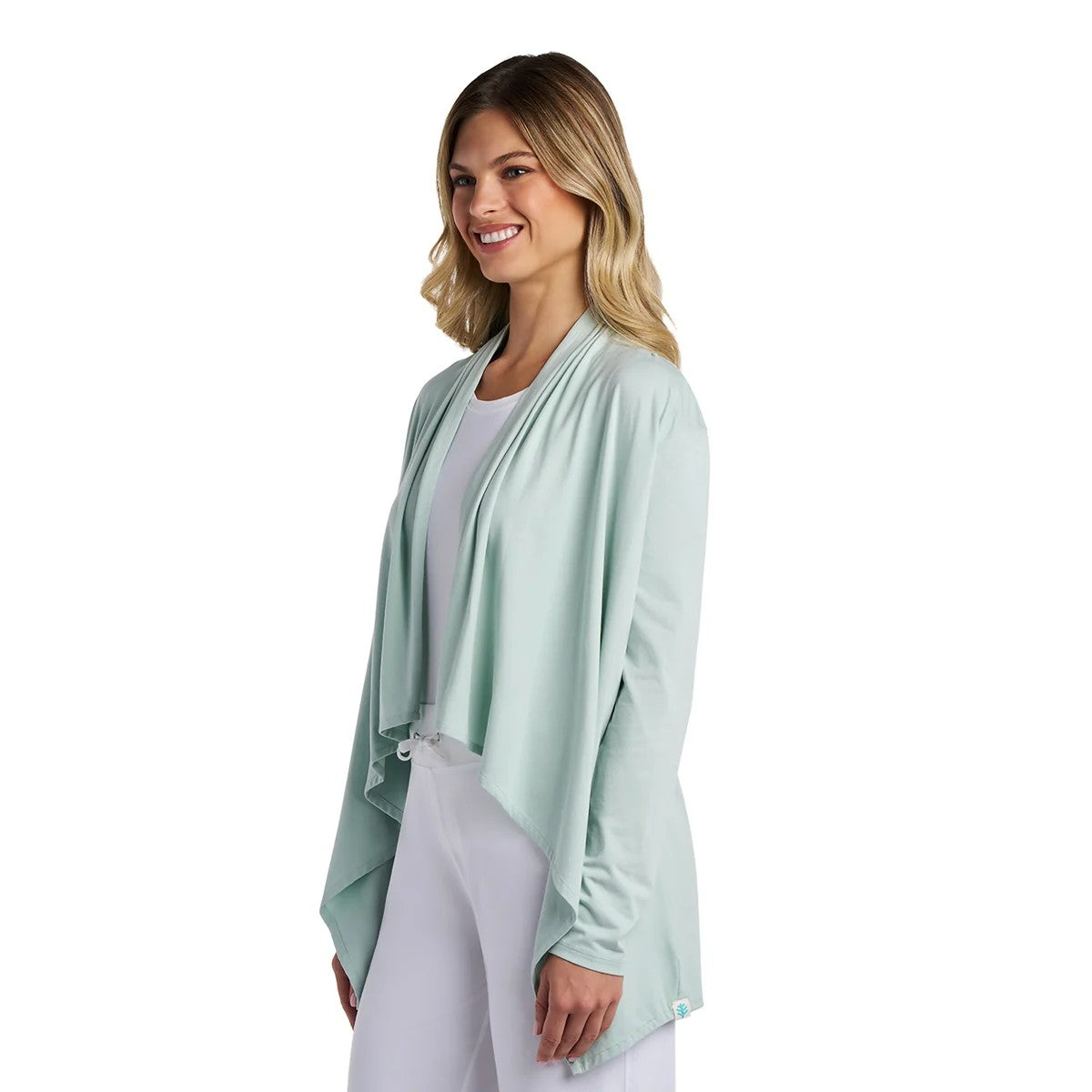 Chaqueta Marietas color Aqua claro de Coolibar con protección solar