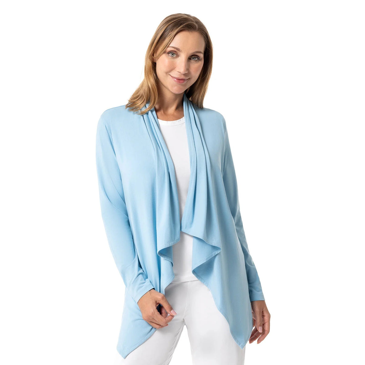 Chaqueta Marietas color Azul ártico de Coolibar con protección solar