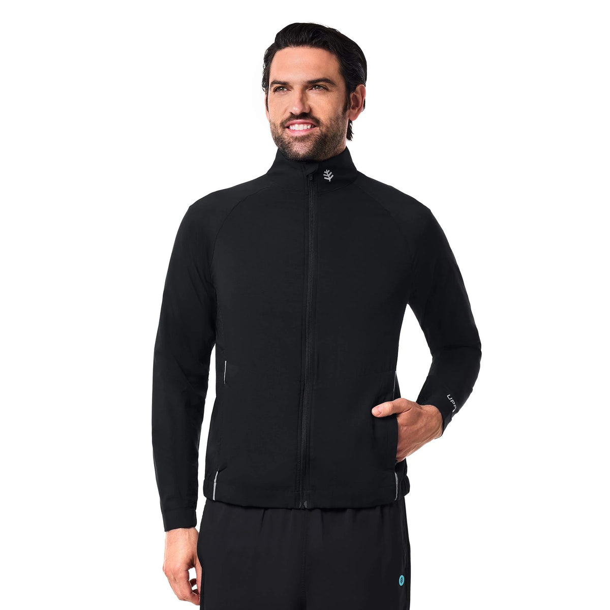 Chaqueta Outpace color Negro de Coolibar con protección solar