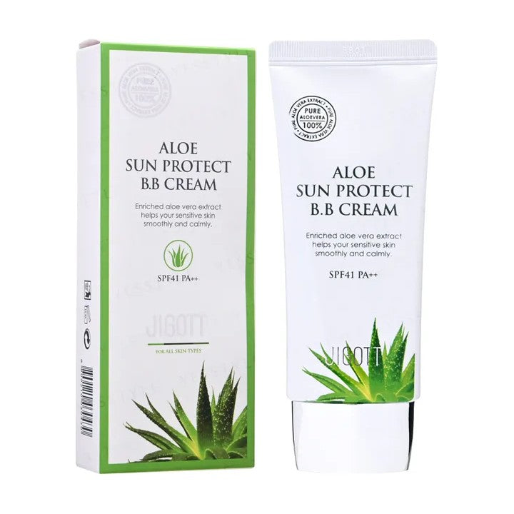 BB Cream con Protección Solar Aloe SPF 41 de Jigott