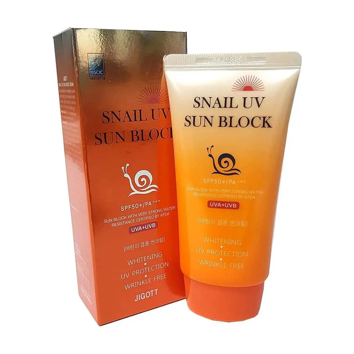 Protector Solar Snail UV Sun Block SPF 50+ de Jigott