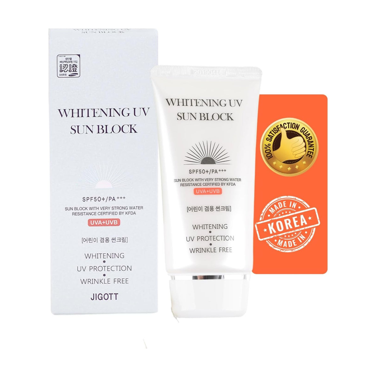 Protector Solar Whitening UV Sun Block de Jigott