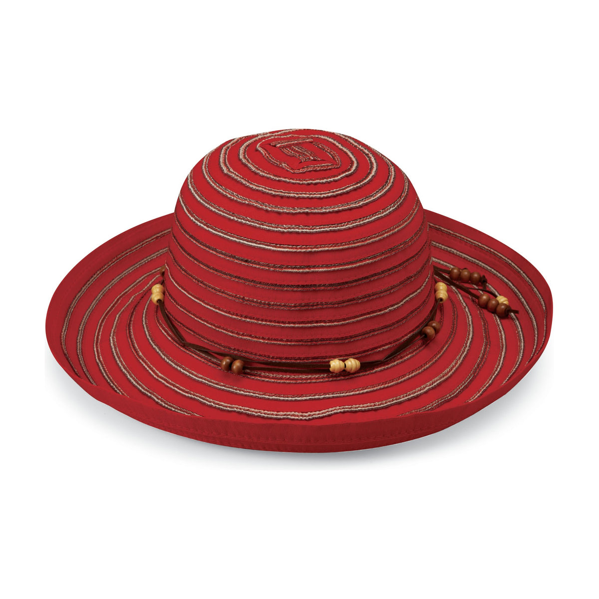 Sombrero Breton color Rojo de Wallaroo con protección solar