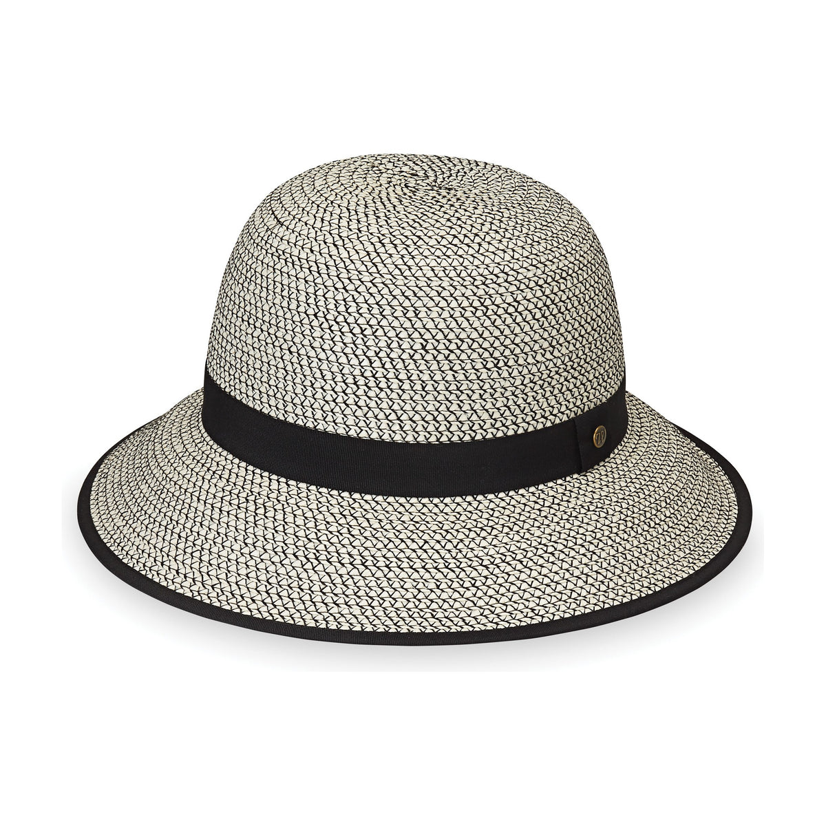 Sombrero Darby color Marfil/Negro de Wallaroo con protección solar