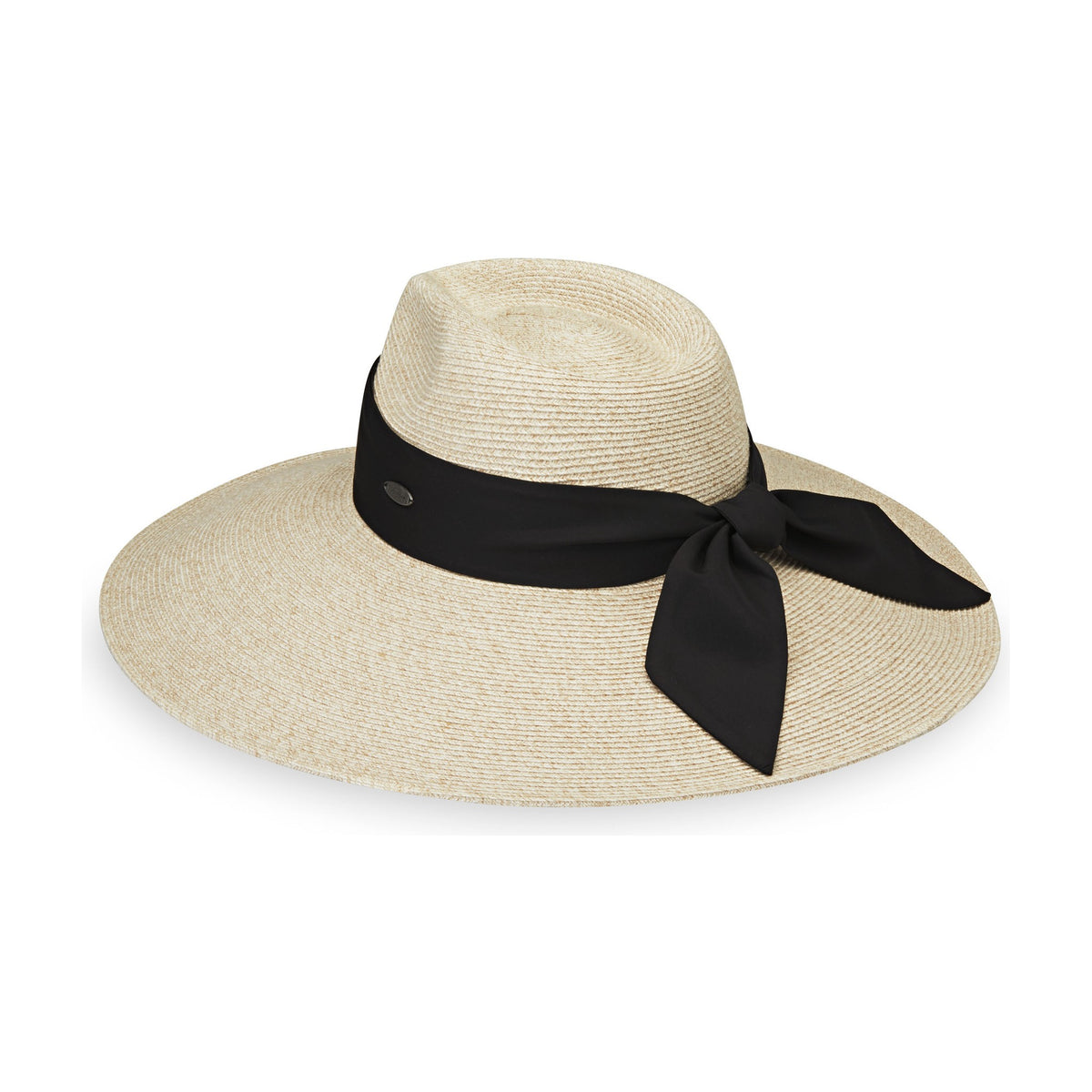 Sombrero Elise color Blanco/Beige de Wallaroo con protección solar, vista posterior