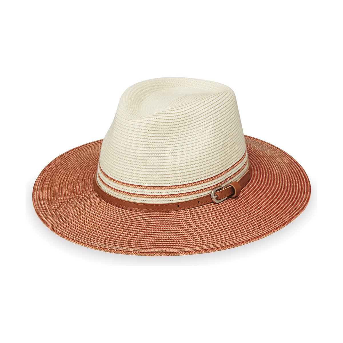 Sombrero Kristy color Marfil/Coral de Wallaroo con protección solar