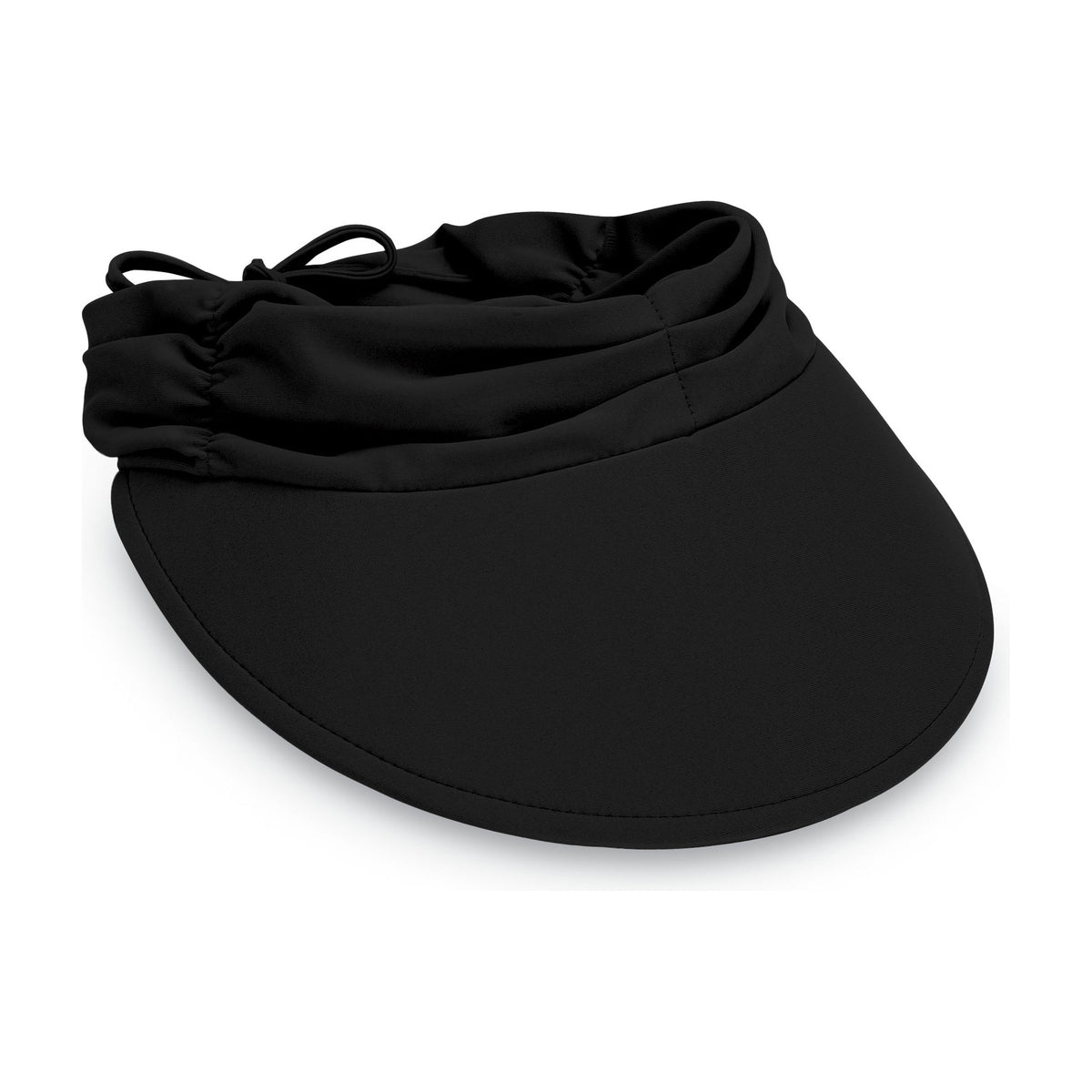 Visera Aqua color Negro de Wallaroo con protección solar