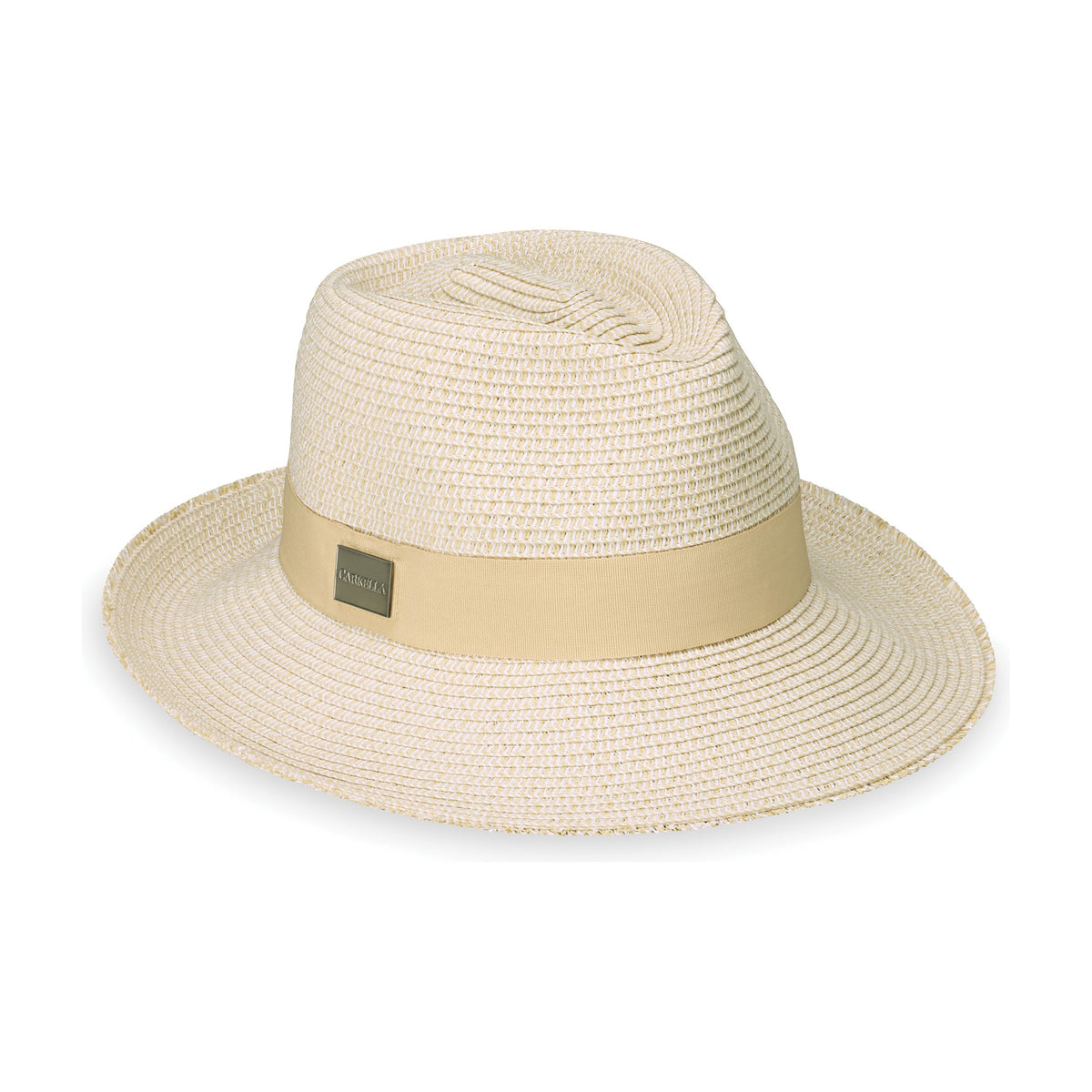 Sombrero Emery color Natural de Carkella con protección solar