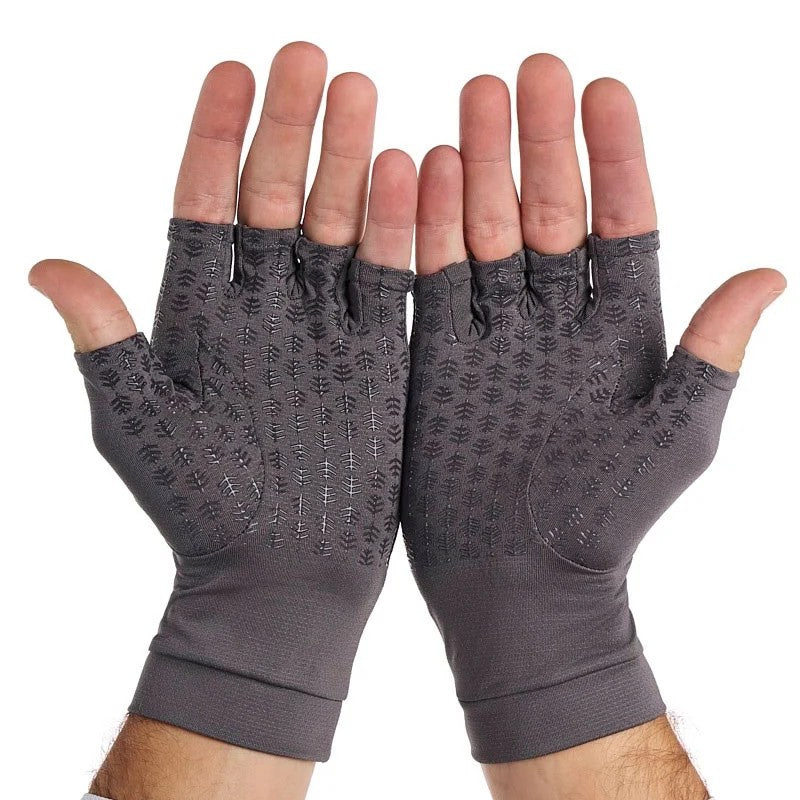 Guantes sin dedos Ouray color Gris de Coolibar con protección solar