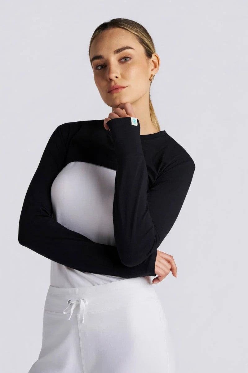 Bolero Luna color Negro de Coolibar, detalle