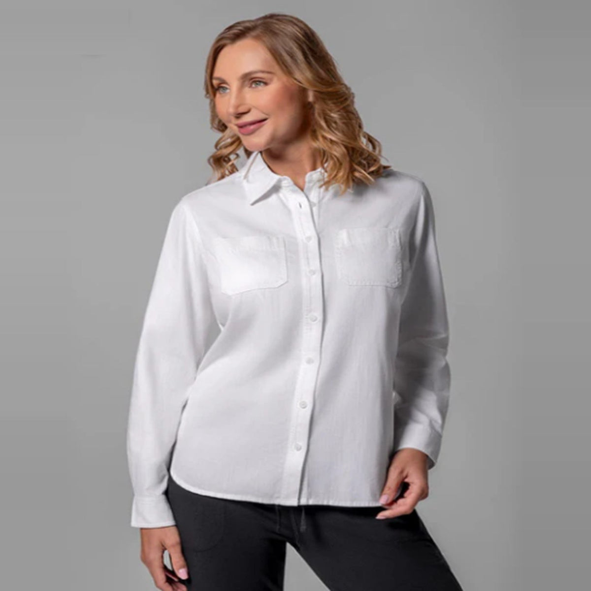 Camisa Peninsula color Blanco de Coolibar con protección solar