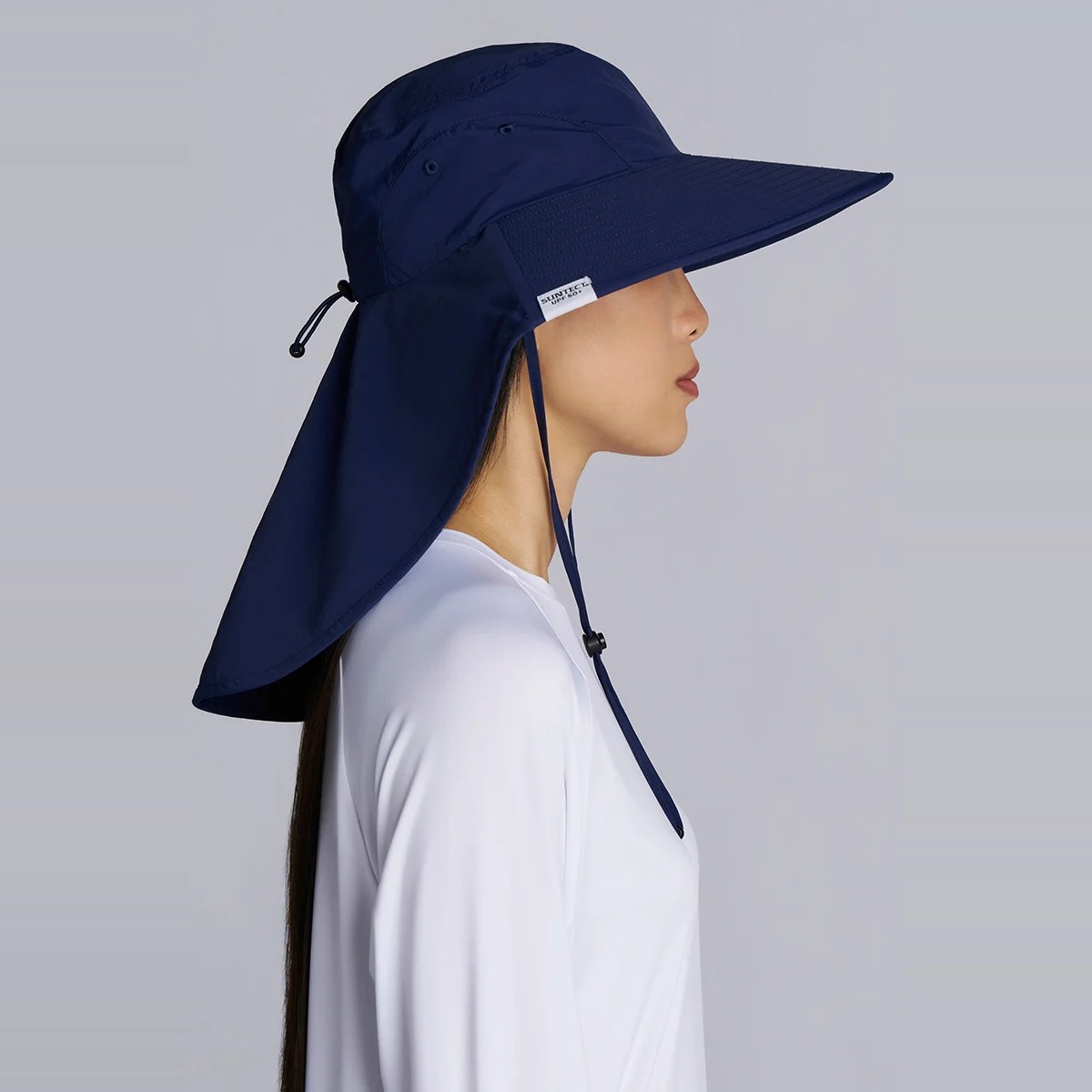 Sombrero Suntect SafeShade color Azul marino de Coolibar con protección solar