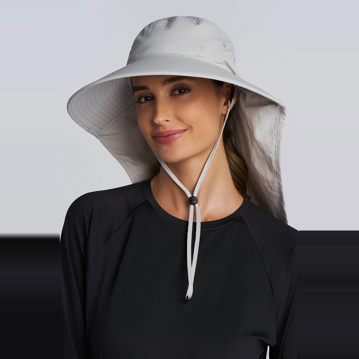 Sombrero Suntect SafeShade color Gris de Coolibar con protección solar