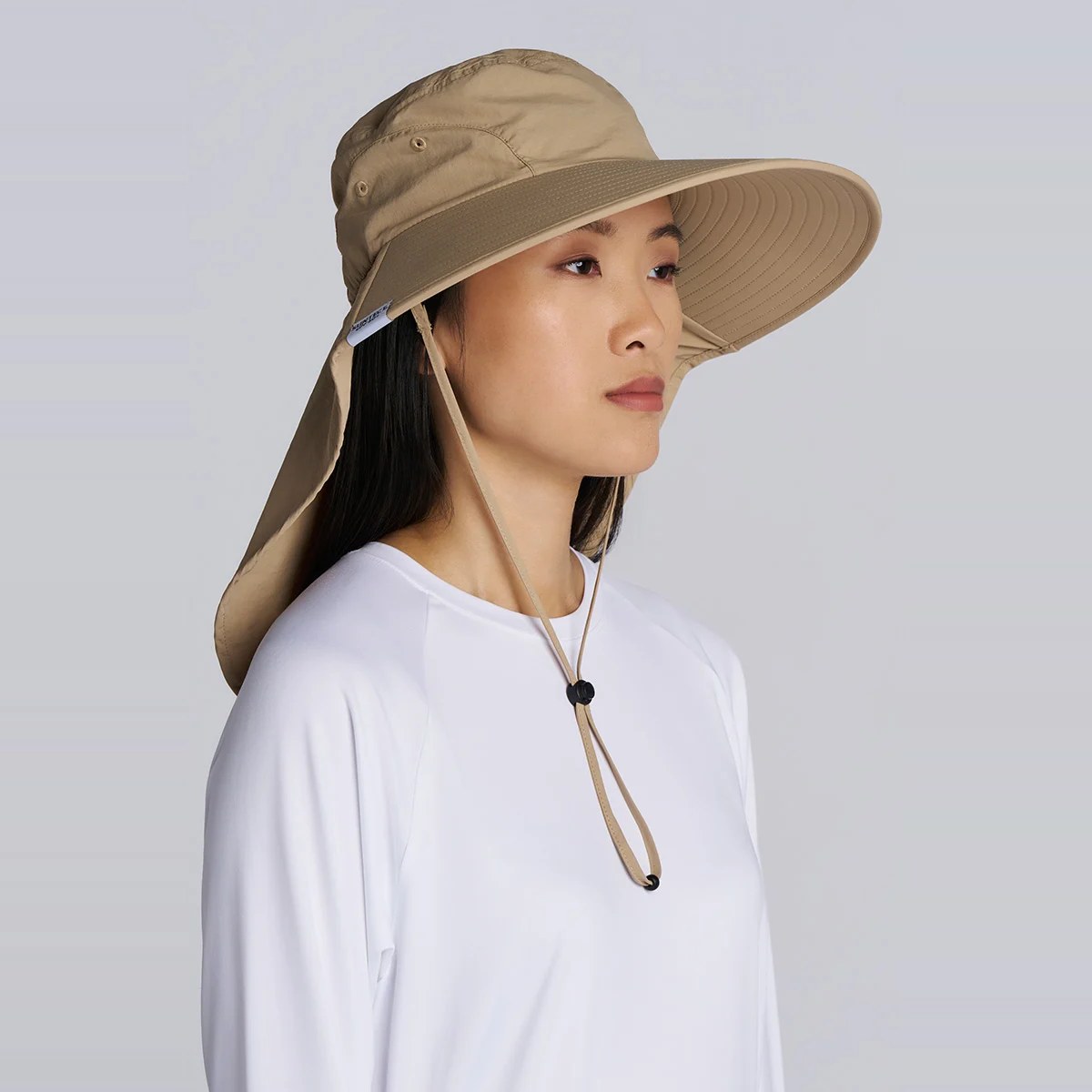 Sombrero Suntect SafeShade color Tostado de Coolibar con protección solar