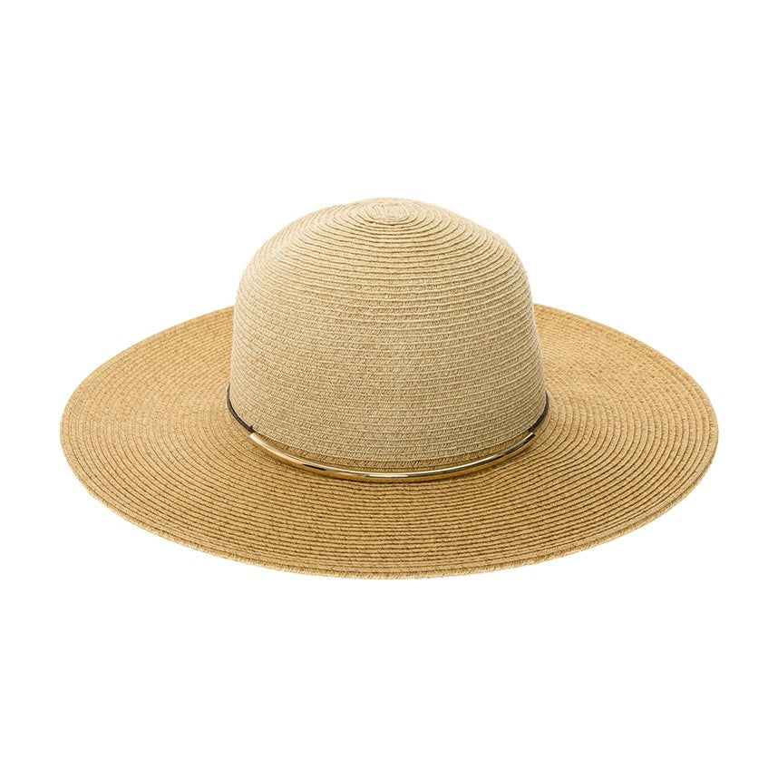 Sombrero City color Natural de Sol Protector con protección solar