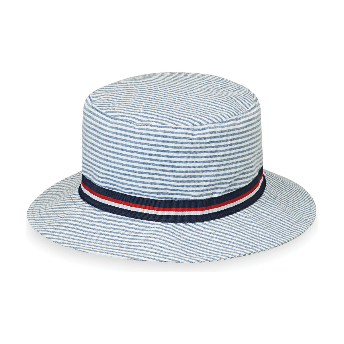 Sombrero Sawyer color Rayas azules de Wallaroo con protección solar