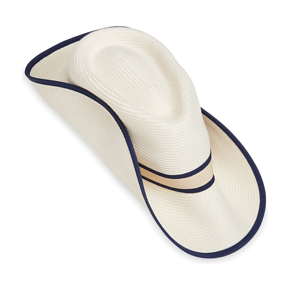 Sombrero Greenwich color Marfil de Wallaroo, doblado para viaje