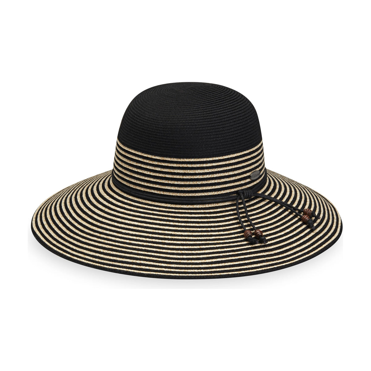 Sombrero Marseille color Negro/Natural de Wallaroo con protección solar