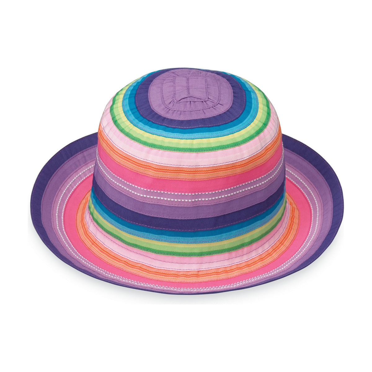 Sombrero Petite Nantucket color Tonos arcoíris de Wallaroo con protección solar